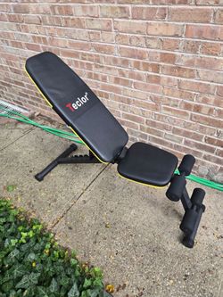 Teclor Adjustable Foldable FID Weight Bench