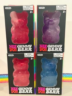 NeeDoh Schylling Nee Doh Gummy Bear Stress Toys