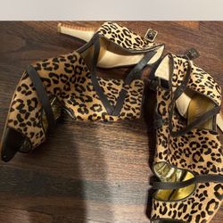 Vintage Leopard Heels 9