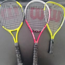 Tennis Rackets 3 For One Price