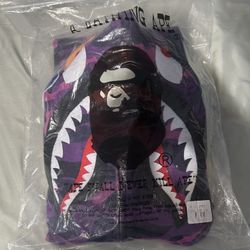 Purple Bape Hoodie 2xl