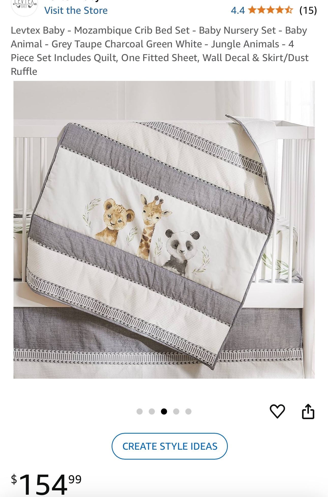 Jungle Animal Crib Set