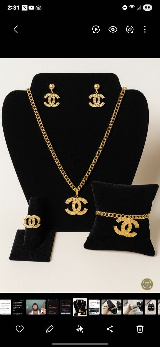 Jewerly GOLD PLATED SET