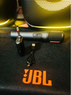 JBL Wireless Microphone Kit Dual Channel Receiver & 1 Microphone, Clear Audio, Karaoke, DJs & Events