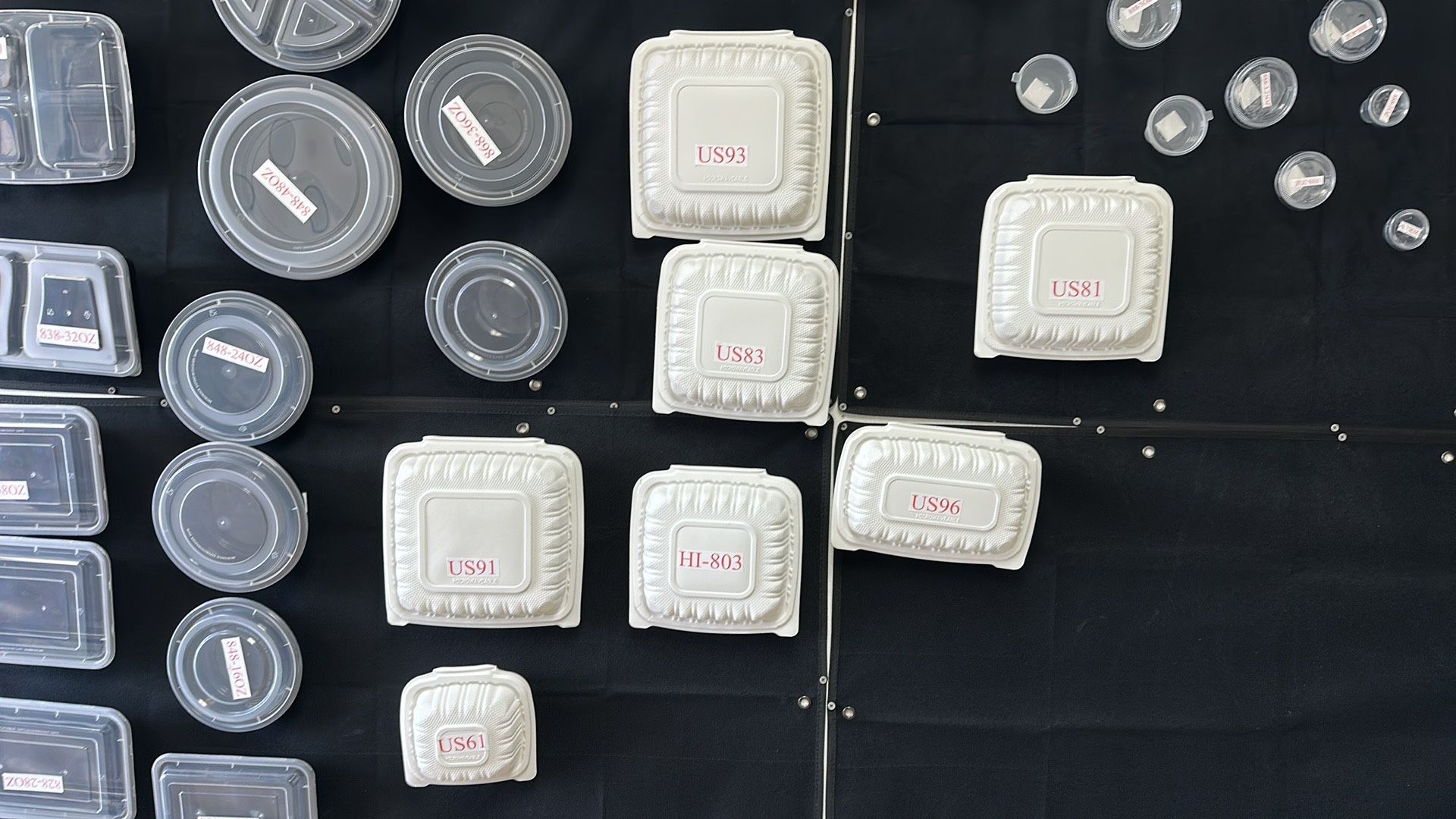 Food Container Deli Cup Portion Cup Clamshell All Size Warehouse Sale