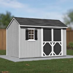 Heartland Stratford 12' X 8' Wood Shed - Like New - ROUGH READY, CA