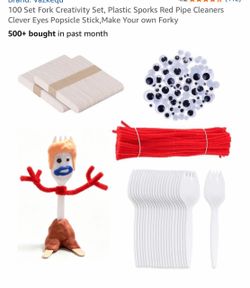 Make a forky set - Toy story party