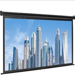 Amazon Basics 80-Inch Pull-Down Projector Screen