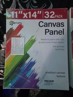 Simetufy 11x14 Canvas Panels 32-Pack