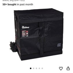 Dr Infrared Heater Upgraded Version 2-Tier 18 Cubic feet Portable Bedbug Heater with Thermometer and Timer, Black, Big (DR-122)