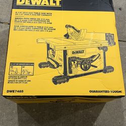 Dewalt Table Saw New Nuevo $280