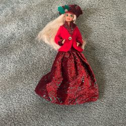 Barbie SEASONS GREETINGS BARBIE DOLL Christmas Mattel 1994