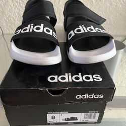 Adidas slides sandels size 8 wm - $15
