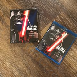 Star Wars Trilogy Blue Ray +DVD $5