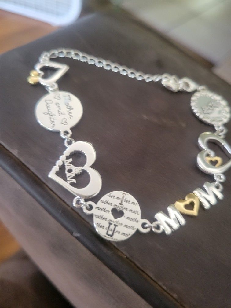 Sterling Silver  Moms Bracelet 