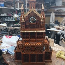 Wooden Church Clock