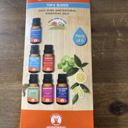 Gurunanda Aromatherapy Oils Top 6 Blends