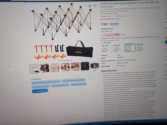 Foldable folding workbench