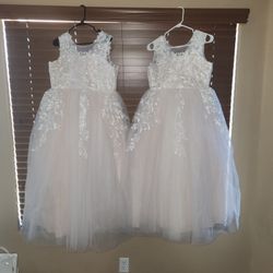 2 flower girl dresses - Brand New