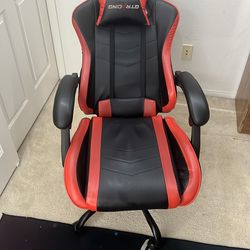 Gaming chair  red and black