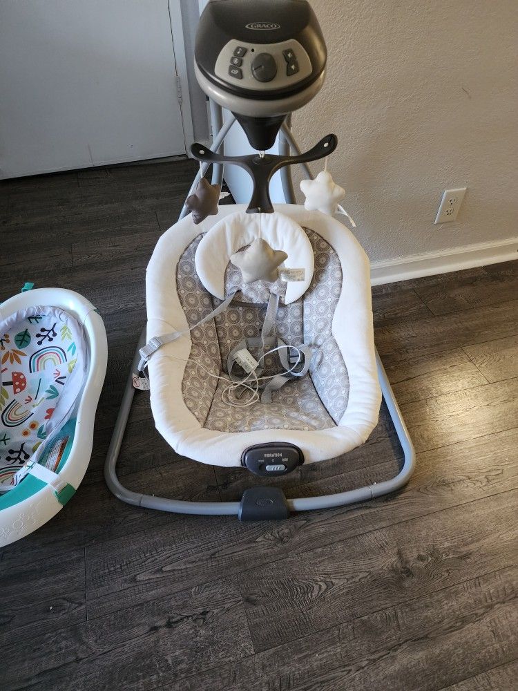 Baby Swing And Bathtub