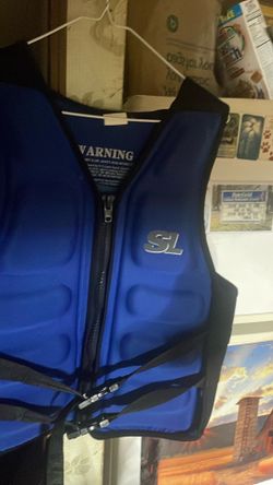 Competition padded safety vest not a life preserver.