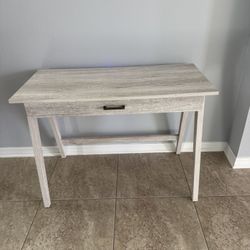 Paulo Wood Writing Desk with Drawer from Threshold