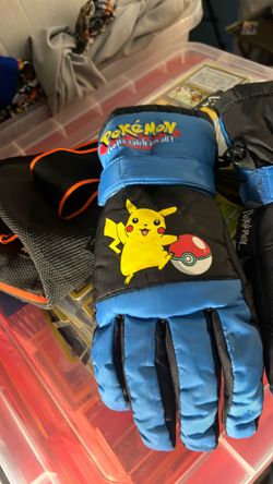 Vintage Pokemon Snow Gloves