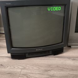 Sony Trinitron CRT 19" KV-19TR20 TV Retro Gaming, Good Condition, Woking/Tested