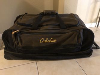 Large Cabelas duffle with wheels