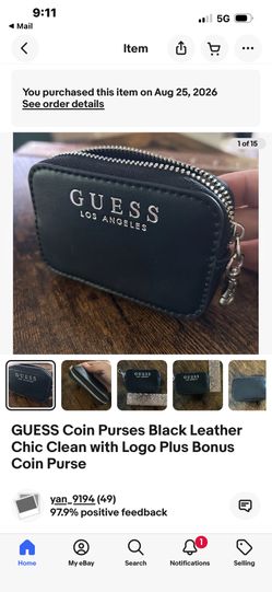 NEW GUESS COIN PURSE & BETSY MAE