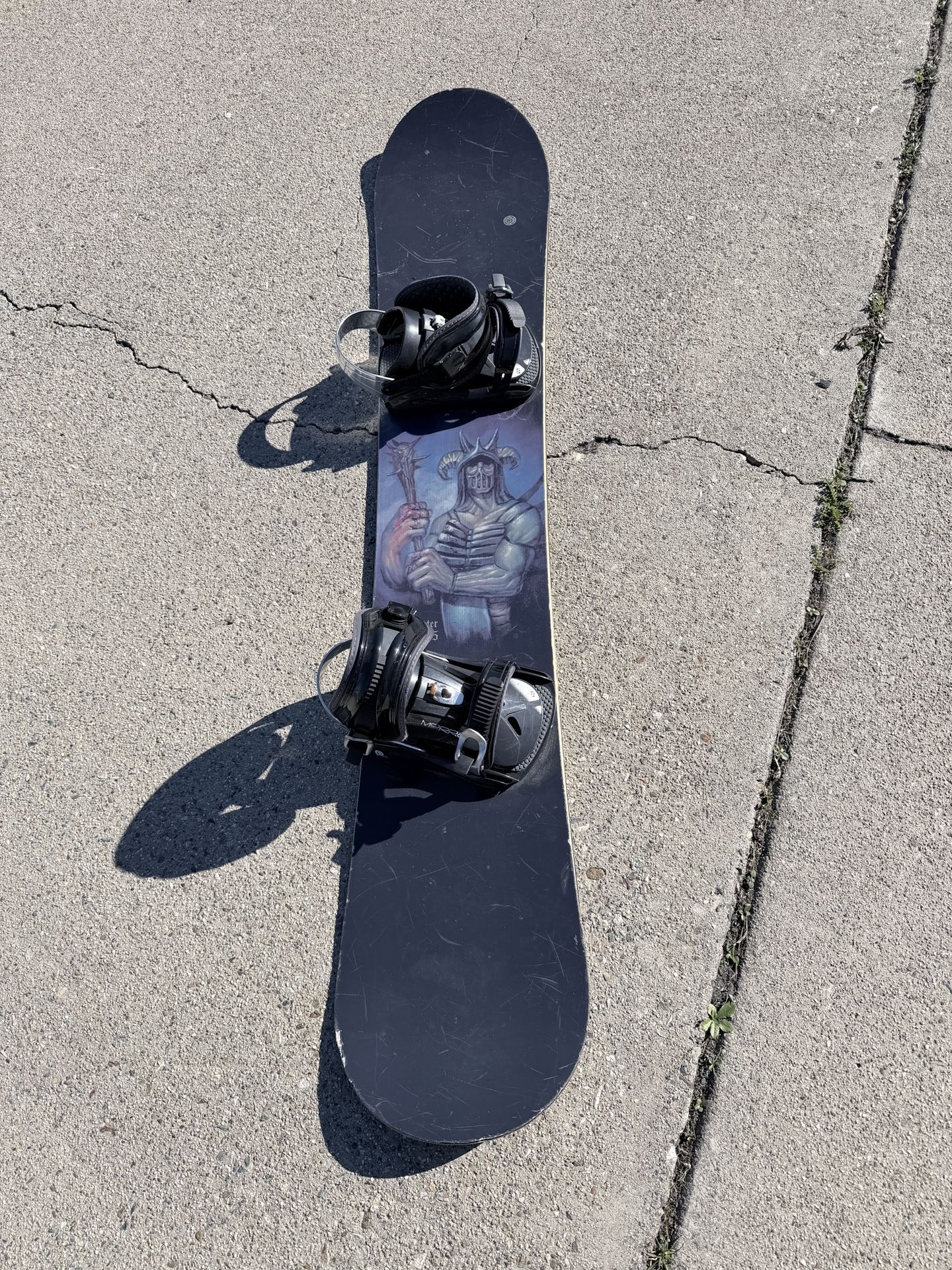 155cm Wide Snowboard With Bindings