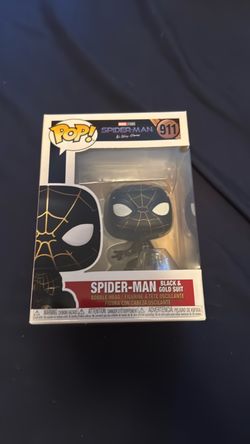 Spider-Man Black & Gold Suit Funko Pop