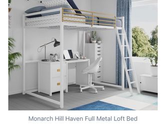 Monarch Hill Haven Full Metal Loft Bed