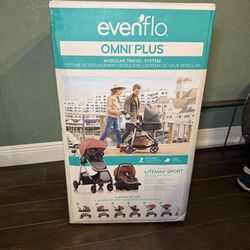 NEW! Evenflo Omni Plus Stroller & Car Seat Modular Travel System