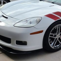 C6 Z06 Front Splitter ( Zr1 Style ) And Billet Grille