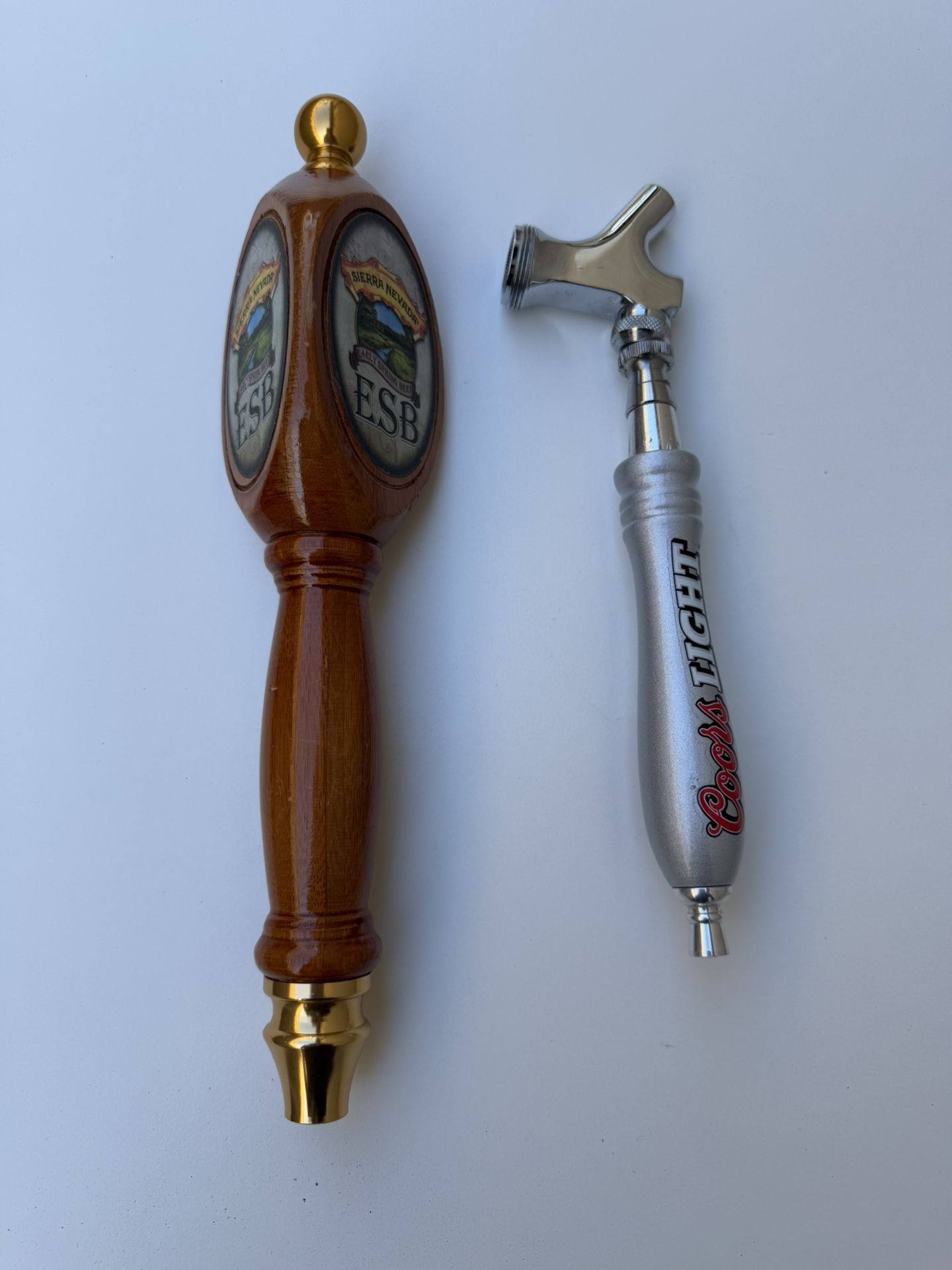 Beer Tap Handles Lot of 2 Coors Sierra Nevada