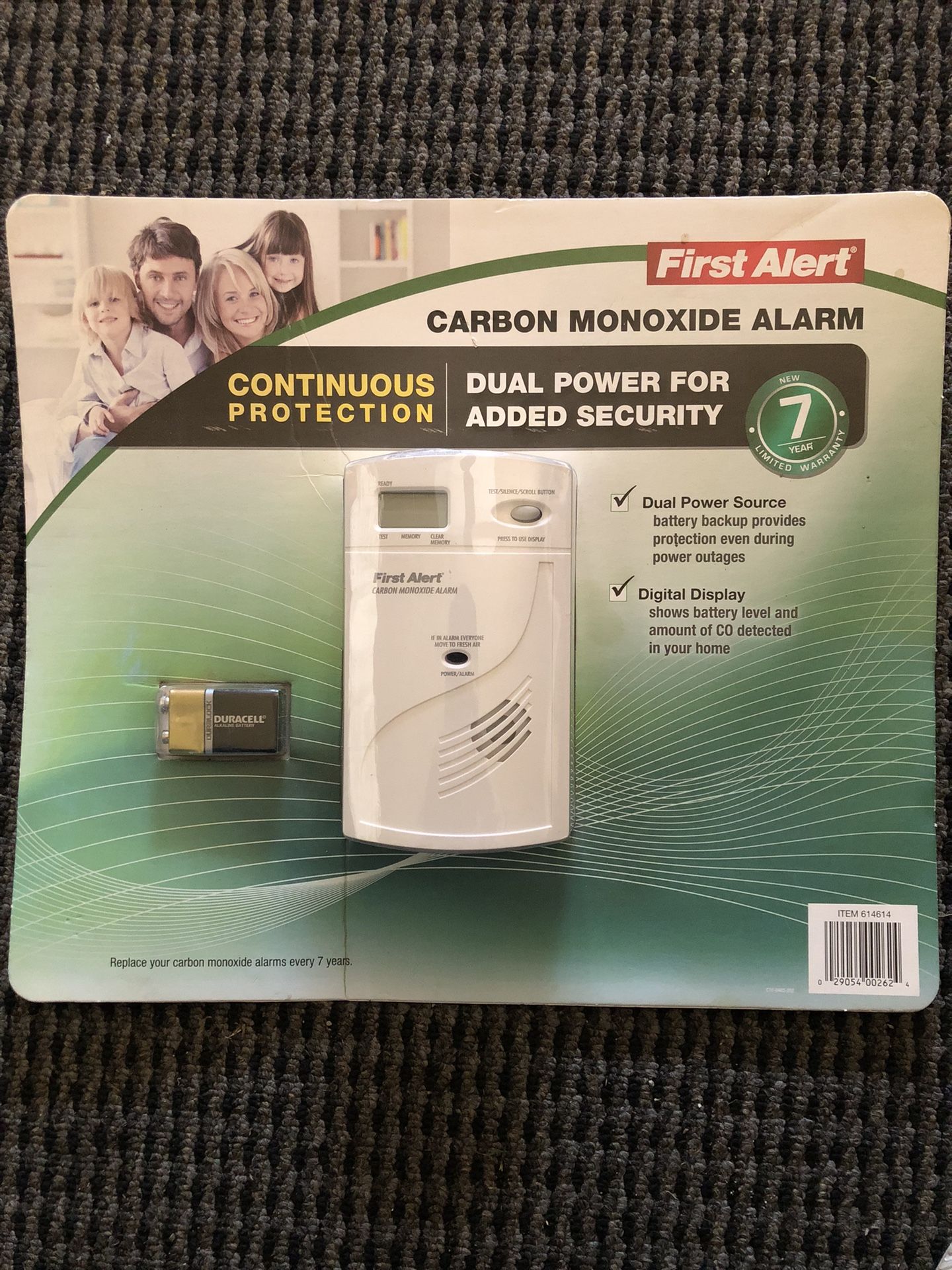First Alert Carbon Monoxide Alarm