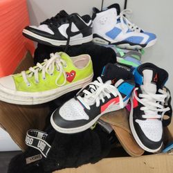 Sneakers NIKE JORDANS PUMA, AND UGGS