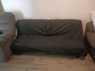 Black futton  couch bed
