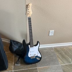 New Electric Guitar With Case 