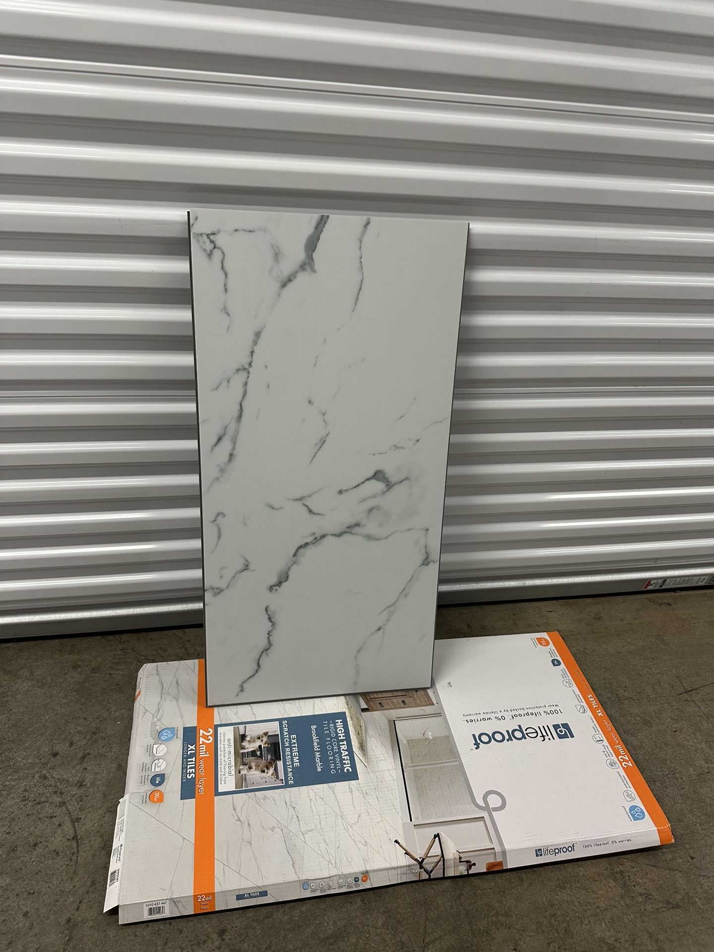 Lifeproof Luxury Vinyl Brookfield Marble XL Tiles