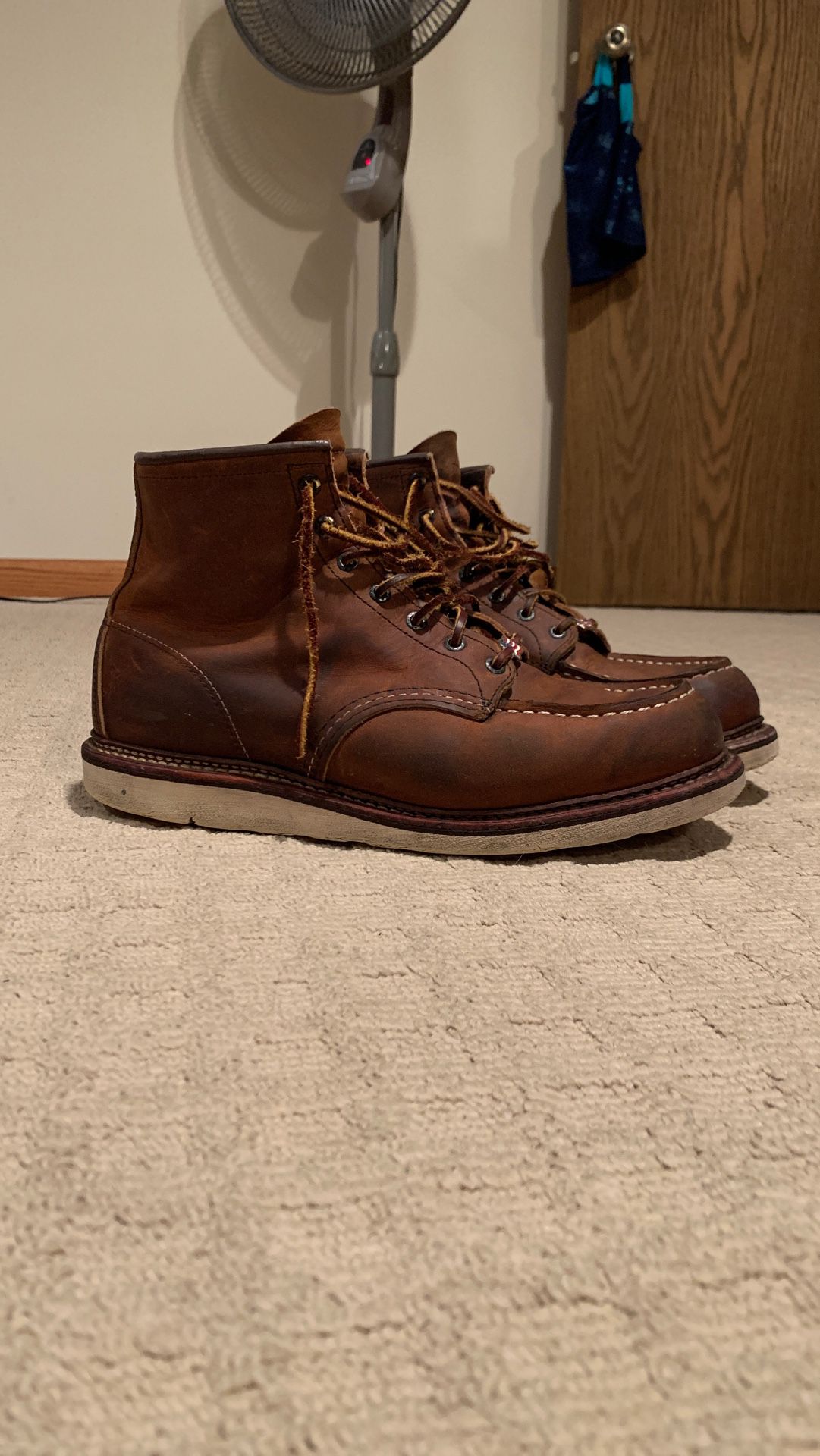 Red wing heritage moc toe