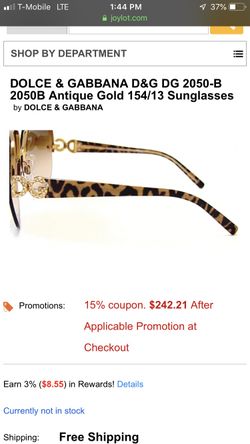 Authentic Dolce and Gabbana DG 2050 B Subglasses Dolce Gabbana 2050b Sunglasses in color 29973 | eBay main image 2
