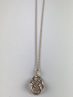 14k linda Cadena con Diamantes 💎