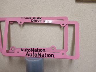 Pink License Plate Frames 