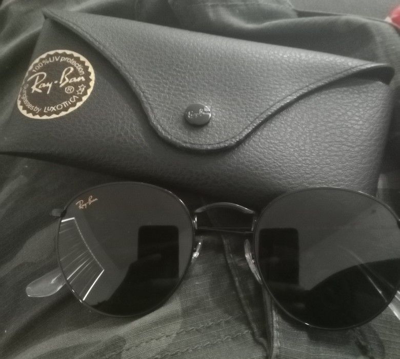 Ray Ban Round Metal Sunglasses