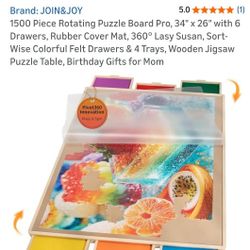 1500pc Rotating Puzzle Board 