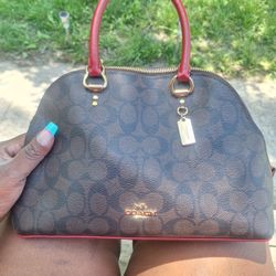 Coach Satchel W/Crossbody Strap