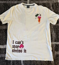White Graffic Tee